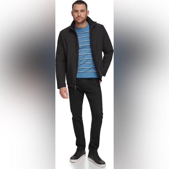 Calvin Klein Stand Collar Water Resistant Jacket black NWT‎ in packaging - Picture 5 of 10